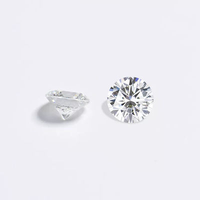 Large Size Round Brilliant Cut 6+cts As Grown Lab Created CVD White Diamond IGI Certified Ideal Cutting