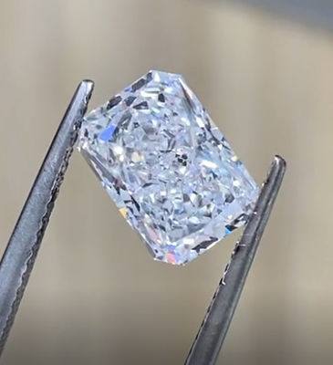 1ct Radiant Shape Lab Created White Colorless As Grown CVD Diamonds All Shapes Available IGI Certified
