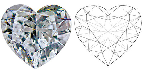 ZKZ Fancy CVD Lab Grown Diamonds 1.64 CT Heart Shape VS2
