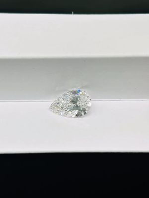 Synthetic Pear Shaped Lab Created White Diamonds VS1 Clarity Grade