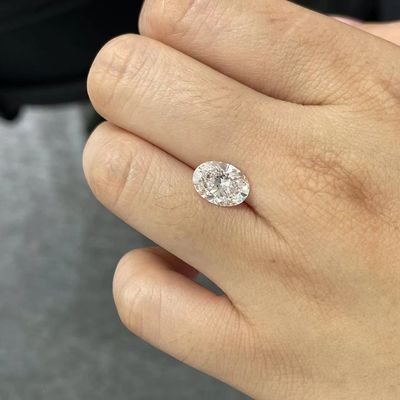 Jewelry Decorations 1-1.99Carat Oval Loose Synthetic Diamonds VVS-VS