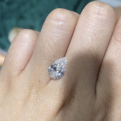 1-1.99Carat Pear Loose Diamond 10 Mohs Lab Engineered Diamonds
