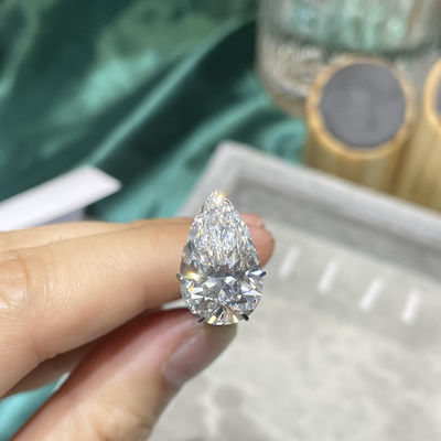 Pear Shaped CVD Lab Grown Diamond VVS2 Customizable IGI Certificate 0.74Carat