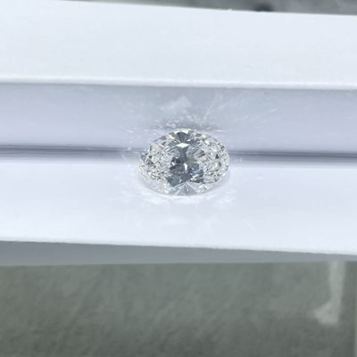 0.5ct Oval Brilliant Cut D VS Small Size Lab Grown Diamond IGI Certified