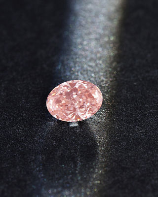 Large Size Oval Modified Brilliant Pink Lab Grown Diamonds IGI Certified