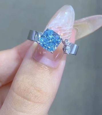 cushion Cut Engagement Ring lab diamond jewelry loose lab made diamonds jewelry diamond