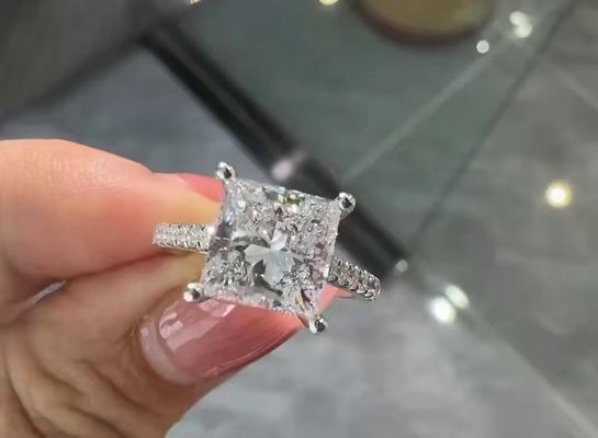 Lab Made Diamond Jewelry Princess Lab Grown Diamonds Jewlery Diamond Rings Stud Earrings