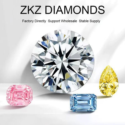 CVD DEF VS VVS Round Fancy Synthetic Lab Grown Diamonds IGI Certificate 0.3ct - 20ct Wholesale Factory Directly Supplier
