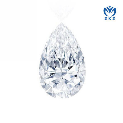 Clarity VVS-VS Pear Shaped Lab Created Diamond Color D-G IGI Certified