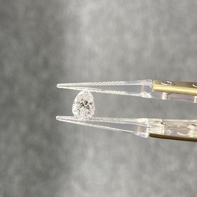1.02ct G VVS1 Pear Cut CVD Lab Created White Diamonds for Jewelry Manufacturing