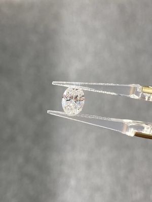 Oval Shape Laboratory Grown CVD White Diamond 3.4ct With IGI Certificate