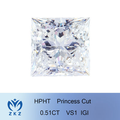 0.51 Carat High Polish Lab Grown White Diamond VS1 Clarity Grade