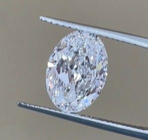 Large Size Lab Created White Diamond Wholesale Price 4CT Oval Cut Colorless With IGI Certificate