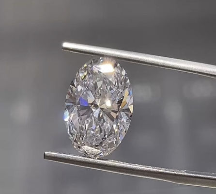 Oval Shape 3EX Triple Excellent Cut Diamond Loose Lab Made Diamonds IGI Certified
